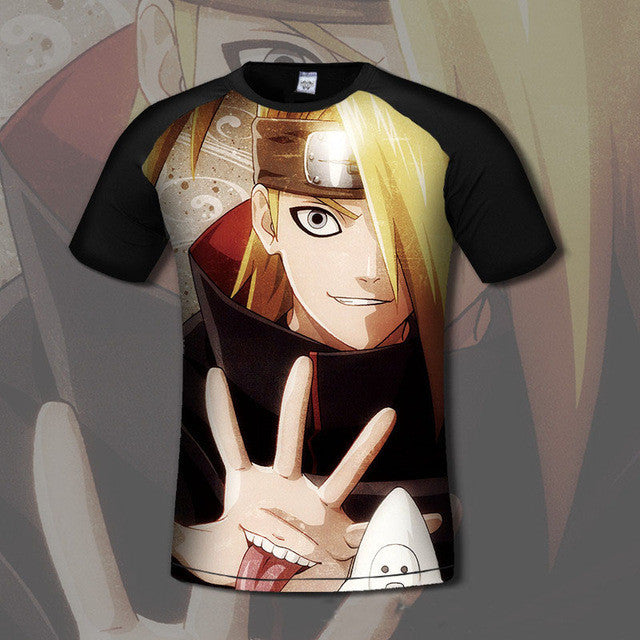 Deidara 3D Printed T-shirt