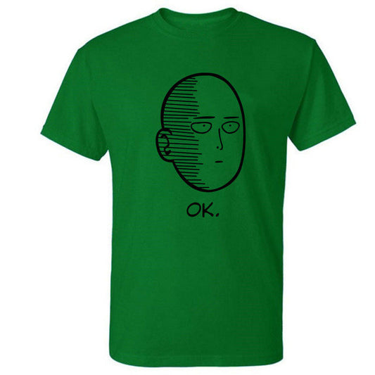 One Punch Man Printed T-shirt (Green)